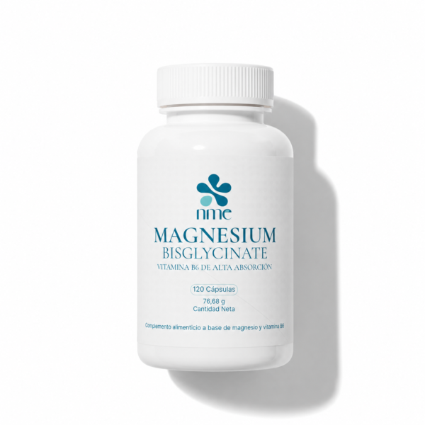 Bisglicinato de magnesio + B6 NME 120 cápsulas