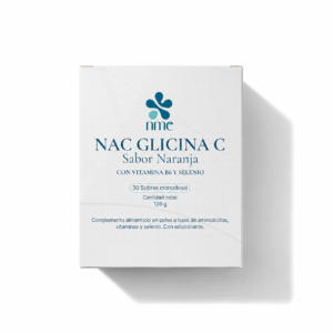 NAC Glicina C vitamina B6 selenio NME 30 sobres monodosis naranja