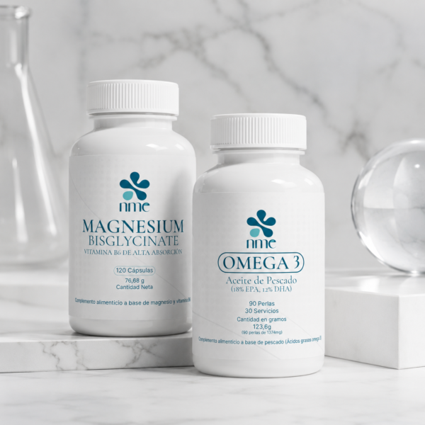 Pack Bienestar Esencial Magnesio Omega 3 NME protocolo base