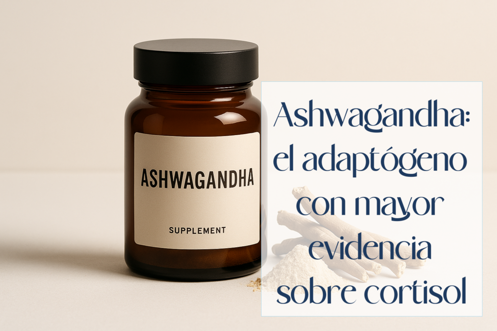 Ashwagandha: el adaptógeno con mayor evidencia sobre cortisol