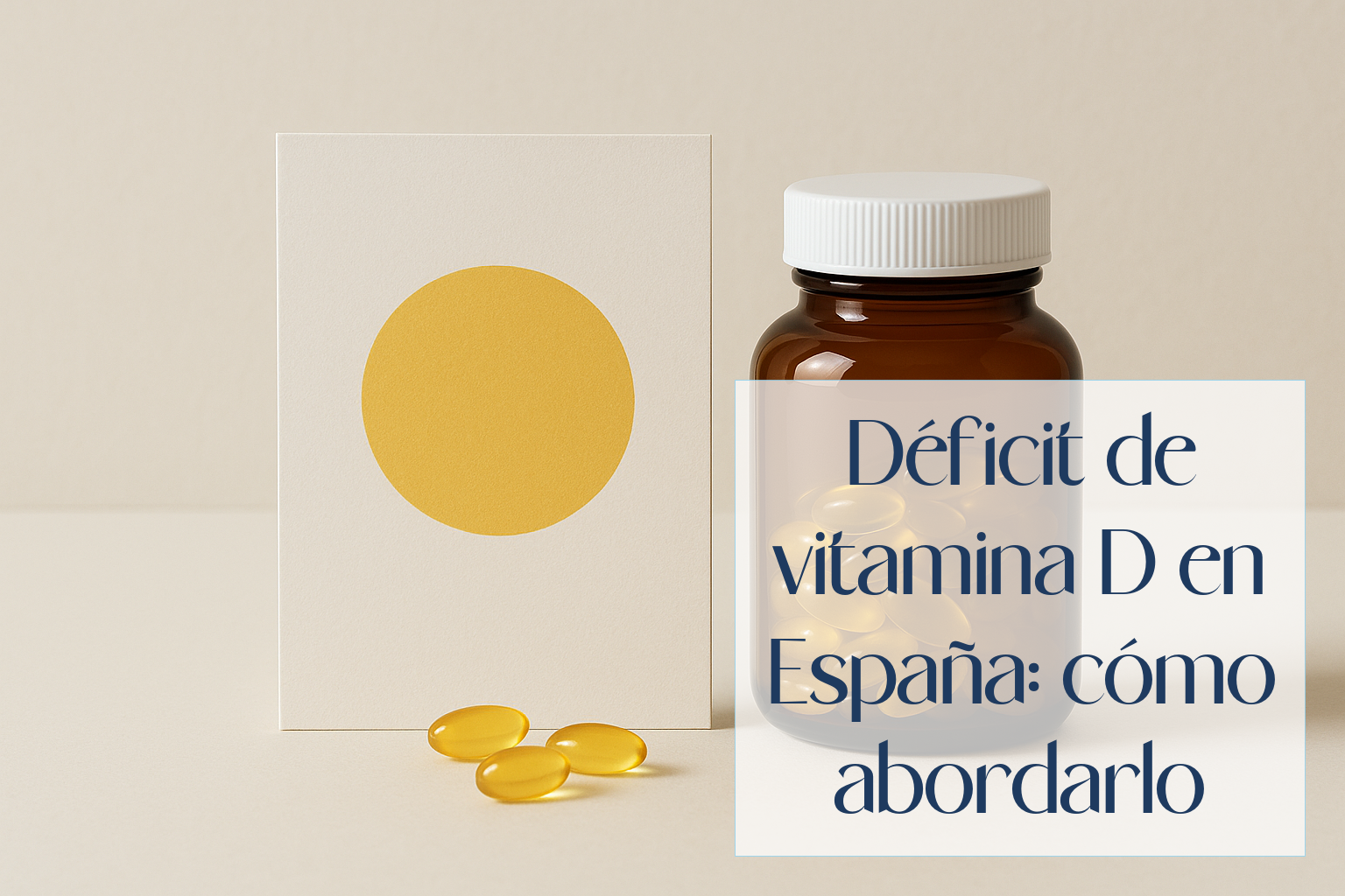 Déficit de vitamina D en España: cómo abordarlo