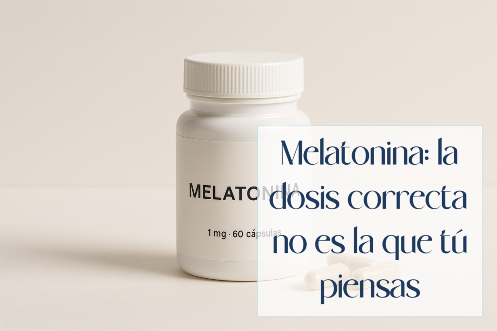 Melatonina: la dosis correcta no es la que tú piensas