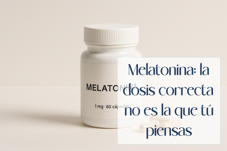 Melatonina: la dosis correcta no es la que tú piensas